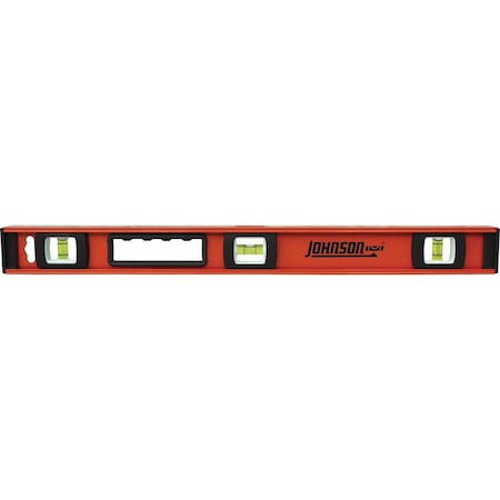 Johnson Level 24 In. Aluminum Heavy-Duty I-Beam Level 1253-2400
